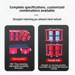 Tank Ground Jack Factory - Heavy Duty Universal Rotating Steel Wheels