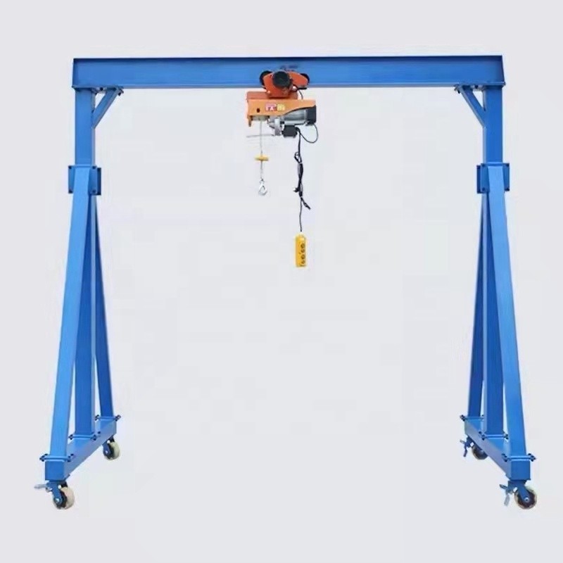 Mobile Gantry Crane Manufacturer - A-frame Fixed Height Steel Hand Push