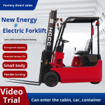 Electric Forklift Factory - 0.5-1Ton Small Hydraulic Loader 4-Wheel