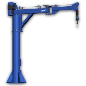 Mobile Jib Crane Manufacturer - Folding Cantilever Arm 125-250kg