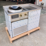 Induction Wok Range Supplier - Modular with Electric Griddle Station for Hotels