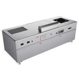 Teppanyaki Grill Table Manufacturer - Customizable Stainless Steel with Induction Cooker