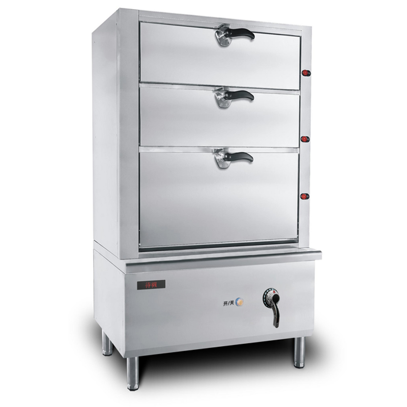 Seafood Steamer Cabinet Factory - 3 Door Gas Electric Induction Commercial Steamer