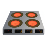 Electric Hotpot Cooker Supplier - 4 Burner Ceramic Infrared Stove Induction Cooktop