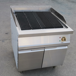 Electric Chargrill Supplier - with Cabinet Stainless Steel BBQ Grill for Hotel