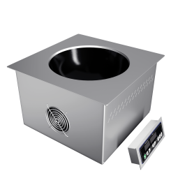 Induction Wok Range Factory - Built-In Electric Cooking Stove Professional Kitchen