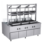Gas BBQ Grill Supplier - Stainless Steel 3-6-9 Rotary Roast Smokeless Chicken Machine