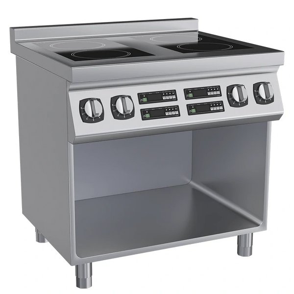 Induction Cooker Manufacturer - 4 Burner Commercial Stainless Steel Cooking Range