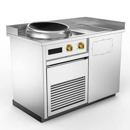 Induction Wok Range Supplier - Modular with Electric Griddle Station for Hotels