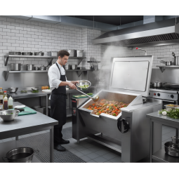 Electric Bratt Pan Supplier - Large Capacity Tilting Cooking for Central Kitchen