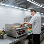 Induction Flat Top Grill Manufacturer - Commercial High-Power Countertop Electric Griddle