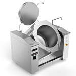 Induction Tilting Boiling Pan Supplier - Stainless Steel with Electric Lift for Kitchen