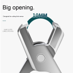 Professional Stainless Steel Anti-Splash Nail Clipper Large Single Thick Hard Nail Cutter with Curved Blade for Baby's Fingers