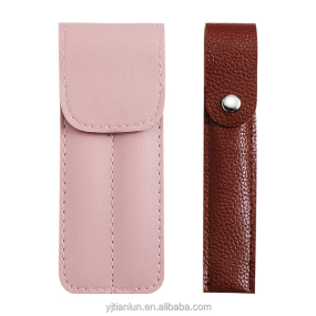 New Arrival PU Leather Beauty Tool Storage Bag Single Double Eyelash Tweezers Stainless Steel Acne Needle Eyebrow Clip Bag