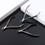 Factory Direct Dead Skin Scissors Colorful Gold Manicure Pliers Cuticle Nippers with  Stainless  Handle Beauty Barbs Nail Tools