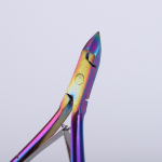 Factory Direct Dead Skin Scissors Colorful Gold Manicure Pliers Cuticle Nippers with  Stainless  Handle Beauty Barbs Nail Tools