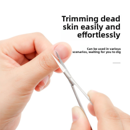 制造商的不锈钢美甲剪刀直发俄罗斯风格角质层Agnail死皮剪刀指甲艺术