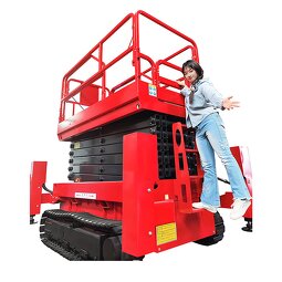 Crawler Scissor Lift Supplier - Hot Sale Large Platform Bi-levelling Man Lift