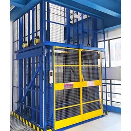 Guide Rail Cargo Lift Manufacturer - Hydraulic Electric System Vertical Lifting