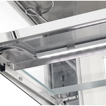 Refrigerated Bakery Display Manufacturer - Single-Temperature Black Vertical Cake Cabinet LED