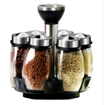 Spice Jar Manufacturer - Air Tight Glass Container 150ml 6pcs for Food Storage