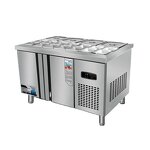 Salad Table Factory - Commercial Refrigerated Salad Stand Fresh-Keeping Slotted