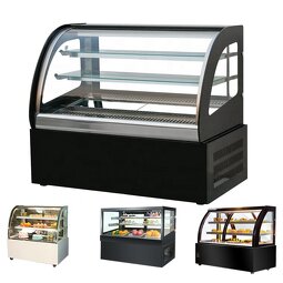 Bakery Display Case Manufacturer - Refrigerated Cake Cabinet Freezer Display Door