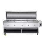 Four-burner Roast Stove Factory - Stainless Steel Thickened Galvanized Gas Camping