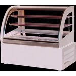 Refrigerated Display Cabinet Supplier - High Quality Right Angle Tempered Glass Door LED