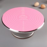 Cake Turntable Manufacturer - High-Speed Revolution Metal Stainless Steel Decorating