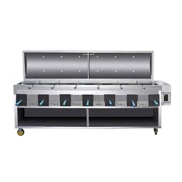 Automatic Rotating Oven Manufacturer - 6 Heads Chicken BBQ Oven Lamb Roasting Machine