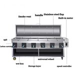 Gas Stove Fryer Factory - Six Head Double Gas Fryer Noodles Machine