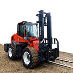 Rough Terrain Forklift Factory - Free Shipping 3.5-5T Diesel 2-3 Stage Mast