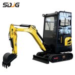 Mini Excavator Factory - 1-6 Ton Farm Garden Diesel Hydraulic Cab