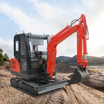 Compact Excavator Supplier - 3 Ton Crawler Digger Zero Tail for Sale