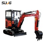 Mini Excavator Factory - 2-4 Ton CE Hydraulic Home Garden 360 Micro