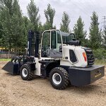 Rough Terrain Forklift Manufacturer - Multifunction 3-6 Ton CE EPA 4X4