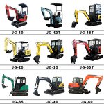 Mini Excavator Factory - 1-6 Ton Farm Garden Diesel Hydraulic Cab