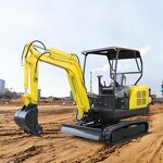 Mini Excavator Manufacturer - 2.5-3 Ton Perkins Imported Engine Zero Tail