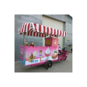 Hot Dog Cart Manufacturer - With Grill Deep Fryer Italian Ice Cream Food