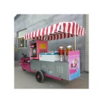 Hot Dog Cart Manufacturer - With Grill Deep Fryer Italian Ice Cream Food