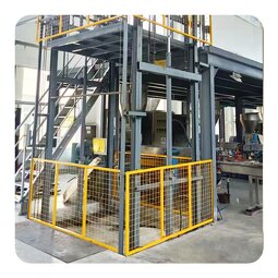 Heavy Duty Cargo Elevator Factory - 1T Portable Hydraulic Goods Lift