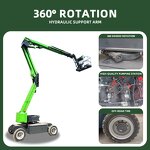 Self-Propelled Aerial Platform Manufacturer - 360 Rotating Curved Arm Lift