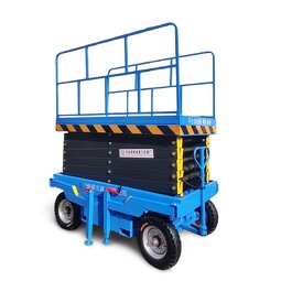 Portable Steel Scissor Lift Factory - 6-10M Hydraulic Aerial Platform 500kg