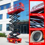 Self-Propelled Scissor Lift Manufacturer - 6-12M Outdoor Mobile Electric Platform