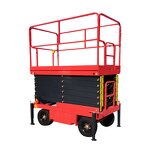 Portable Hydraulic Lifter Factory - CE Auxiliary Walking Scissor Lift