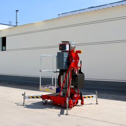 Aluminum Work Platform Supplier - 4-10M Double Mast Portable Mobile Electric Lift