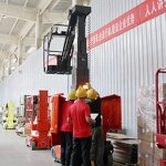 Electric Aerial Work Platform Manufacturer - CHINA Self-propelled Column Type Sleeve