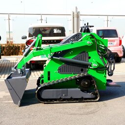 Crawler Loader Factory - Mini Skid Steer 25Hp Kubota Diesel Three Pumps