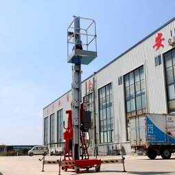 Electric One Man Lift Manufacturer - 4-14m Portable Vertical Single Mast with CE ISO